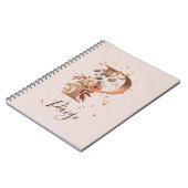 Kupfer Herbst Blumenbrief P Herbst Blume Notizblock (Linke Seite)