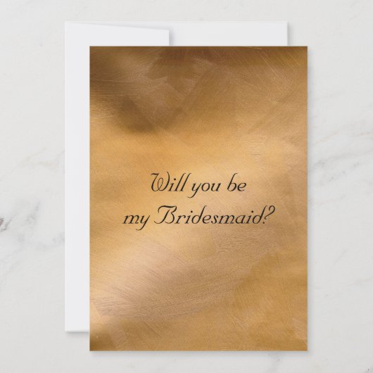 Kupfer Hochzeit Got ich meinen Mann - Herzeinladun Einladung (Rückseite)