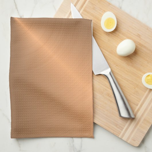 Kupfer Küchentuch (Viertel Falte)