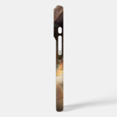 Kupfer-Kupfer-Textur - Bio Abstrakte Metallic Case-Mate iPhone Hülle (Rückseite / Links)