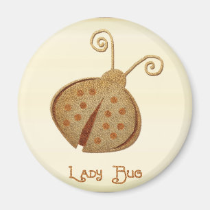 Kupfer-Lady-Bug Magnet