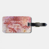 Kupfer-Libellen auf heißem Sommer-Himmel Gepäckanhänger (Rückseite horizontal)