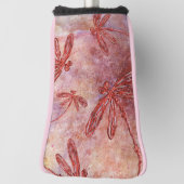 Kupfer-Libellen auf heißem Sommer-Himmel Golf Headcover (Rotieren 90)
