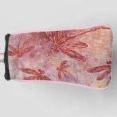 Kupfer-Libellen auf heißem Sommer-Himmel Golf Headcover (Vorderseite)