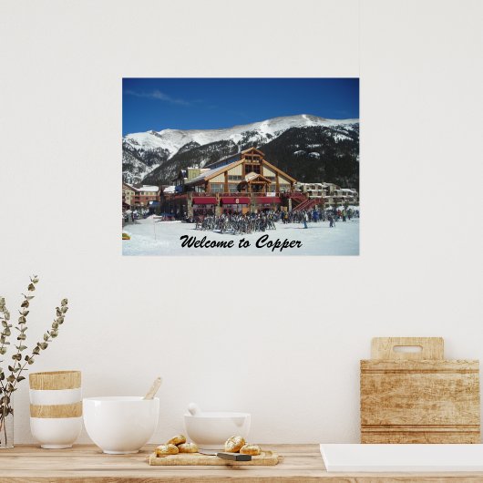 Kupfer Lodge Poster (Küche)