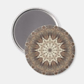 Kupfer Medallion Kaleidoskop Magnet (Vorderseite/Rückseite)