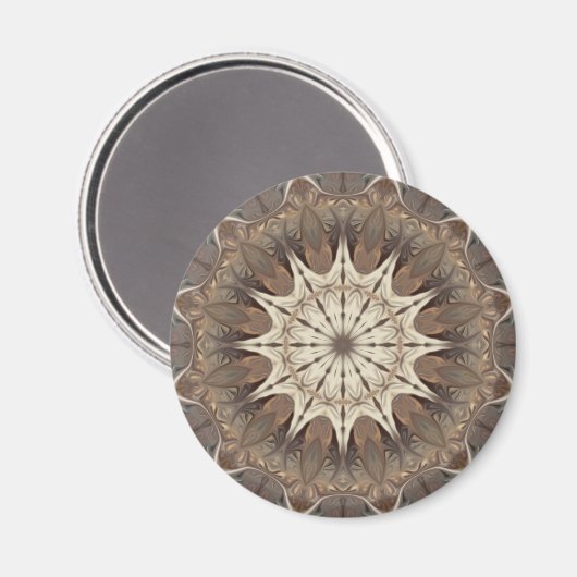 Kupfer Medallion Kaleidoskop Magnet (Vorderseite/Rückseite)