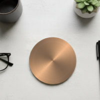 Kupfer Metal Look Circular Metallic