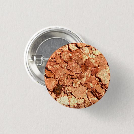 Kupfer-Metallchips Button (Vorne & Hinten)