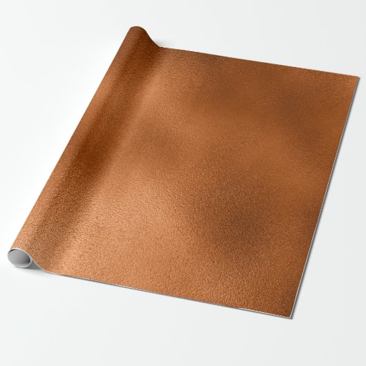 Kupfer Metallic Glass Minimal Honey Rost Abstrakt Geschenkpapier (Ungerollt)