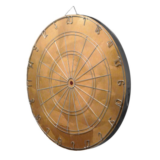 Kupfer-Metallic-Handbürste Dartscheibe (Vorderseite rechts)