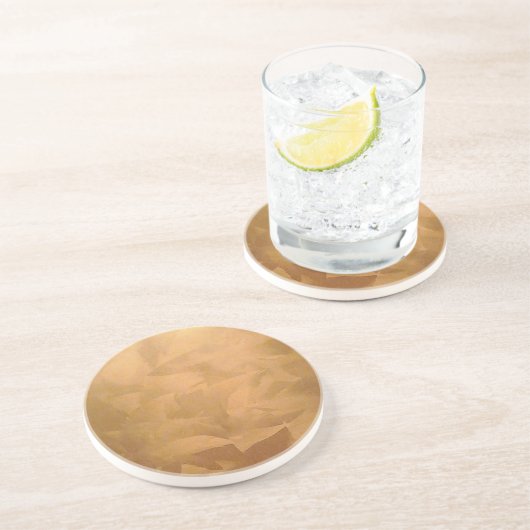 Kupfer-Metallic-Handbürste Getränkeuntersetzer (Seite)