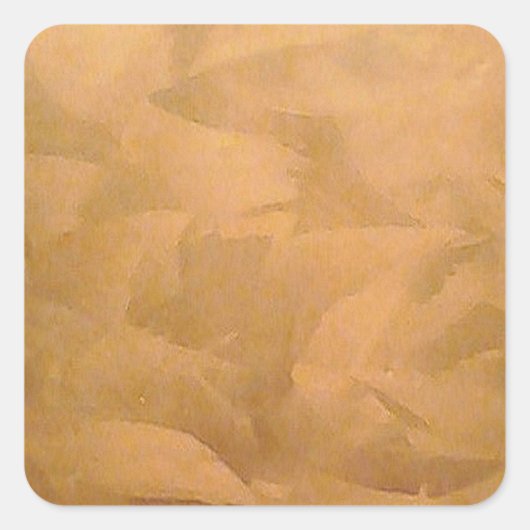 Kupfer-Metallic-Handbürste Quadratischer Aufkleber (Vorderseite)