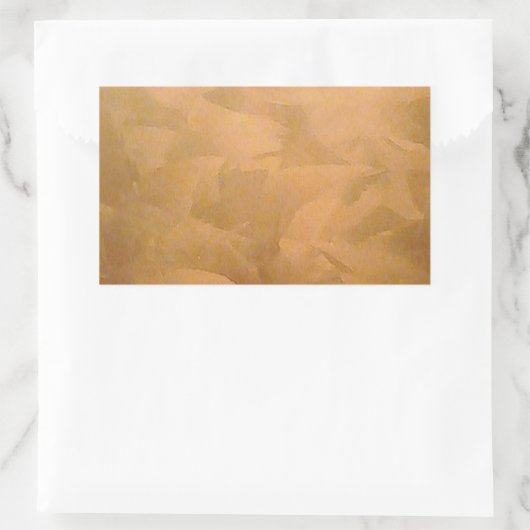 Kupfer-Metallic-Handbürste Rechteckiger Aufkleber (Tasche)