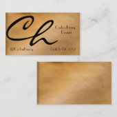 Kupfer-Metallic Visitenkarte (Vorne/Hinten)