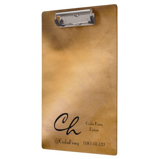 Kupfer-Metallische Zwischenablage Klemmbrett (Links)