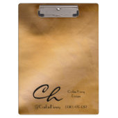 Kupfer-Metallische Zwischenablage Klemmbrett (Vorderseite)