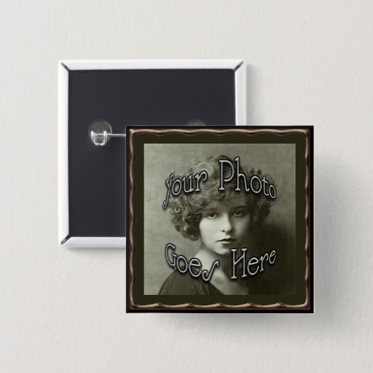 Kupfer-Metallrahmen Button (Vorne & Hinten)