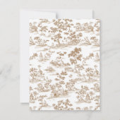 Kupfer/Mocha-Mousse-Toile Save The Date (Rückseite)