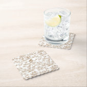 Kupfer/Mocha-Mousse-Toile Untersetzer (Vor Ort)