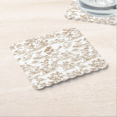 Kupfer/Mocha-Mousse-Toile Untersetzer (angewinkelt)