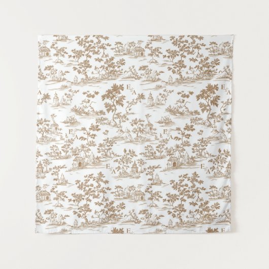 Kupfer/Moscha-Maus, Hintergrund der Fotos Wandteppich (Vorderseite)