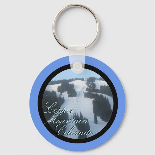 Kupfer Mountain Colorado landschaftlicher Schlüsse Schlüsselanhänger (Vorderseite)