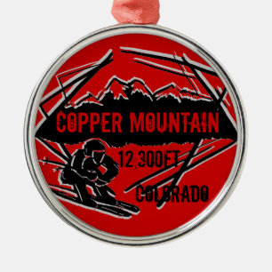Kupfer Mountain Colorado Schmuck Silbernes Ornament