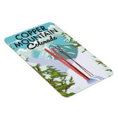 Kupfer Mountain Colorado Ski Magnet (Rechte Seite)