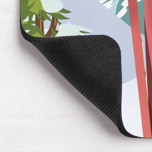 Kupfer Mountain Colorado Ski Mousepad (Ecke)