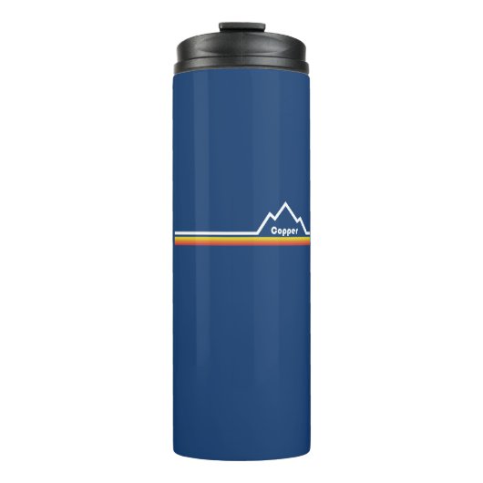 Kupfer Mountain Colorado Thermosbecher (Vorderseite)