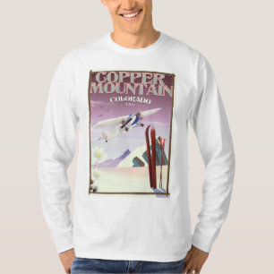 Kupfer Mountain colorado Vintage Poster T-Shirt