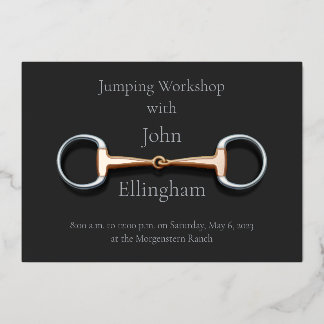 Kupfer Mouth Eggbutt Snaffle Bit Klasse Reittier Folieneinladung