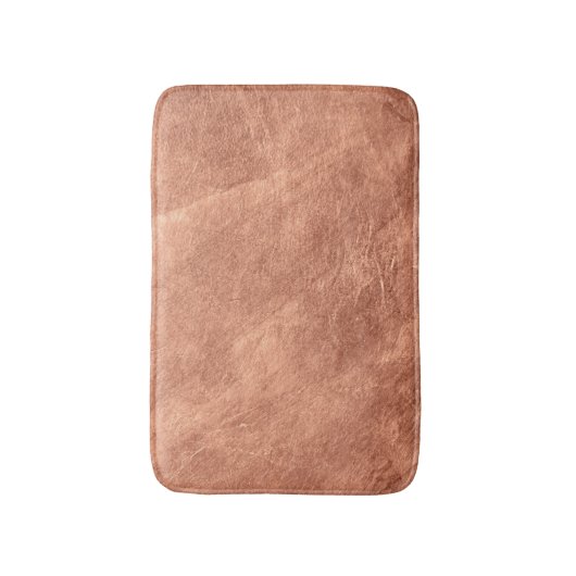 Kupfer-Oberfläche gebürstet, metallische Textur. Badematte (Vorderseite Vertikal)