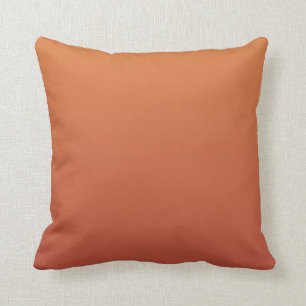 Kupfer Orange Uni Color Fall, Herbst Kissen