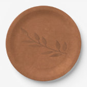 Kupfer Pappteller (Vorderseite)