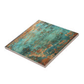 Kupfer Patina Metallic Rustikal Fliese (Seite)