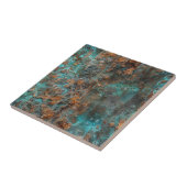 Kupfer-Patina mit distressed-Effekt Fliese (Seite)