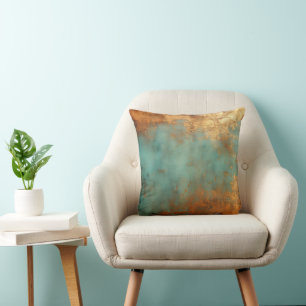 Kupfer Patina Rustic Kissen