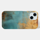 Kupfer Patina Rustic Metallic Case-Mate iPhone Hülle (Rückseite (Horizontal))