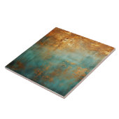 Kupfer Patina Rustic Metallic Fliese (Seite)