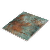 Kupfer Patina Rustic Metallic Fliese (Seite)
