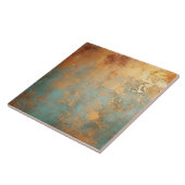 Kupfer Patina Rustic Metallic Fliese (Seite)