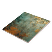 Kupfer Patina Rustic Metallic Fliese (Seite)