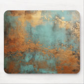 Kupfer Patina Rustic Metallic Mousepad (Vorne)