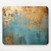 Kupfer Patina Rustic Metallic Mousepad (Vorne)