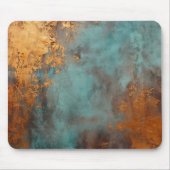 Kupfer Patina Rustic Metallic Mousepad (Vorne)