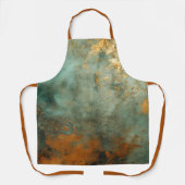 Kupfer Patina Rustic Metallic Schürze (Vorderseite)