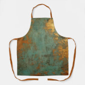 Kupfer Patina Rustic Metallic Schürze (Vorderseite)