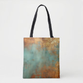 Kupfer Patina Rustic Metallic Tasche (Vorderseite)